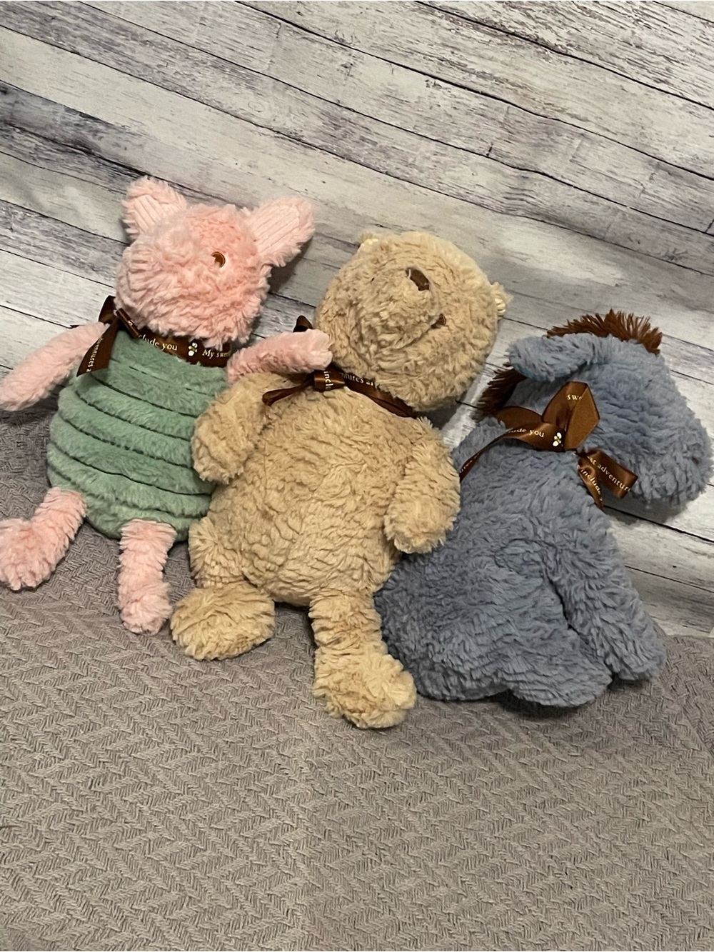 KIDS PREFERRED Classic Winnie the Pooh & Friends Plushies Eeyore Piglet